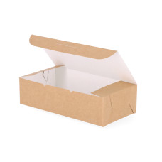 Classic Cake Box 217x110x58 mm Natural Brown (100-pack)