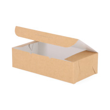 Classic Cake Box 220x100x90 mm Natural Brown (100-pack)