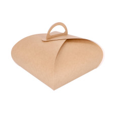 Cake box Tulip 300x300x190 mm Brown (25-pack)