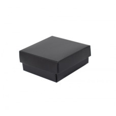 Sober-series box and lid 78x82x32 mm black (100-pack)