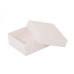 Sober-series box and lid 78x82x25 mm white (100-pack)
