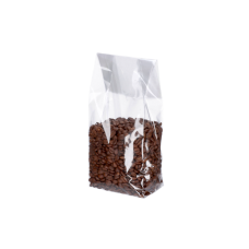 Cellophane bag 100x60x280 mm plastic OPP bag with glued block bottom (100-pack)