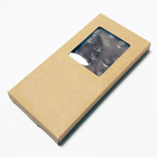 Box for chocolate bars 160x80x15 mm natural brown(100-pack)