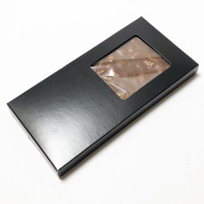 Box for chocolate bars 160x80x15 mm black matt (100-pack)