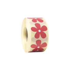Flower Red 42x42 mm (1000-pack)