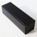 Gift boxLinen embossed 340x90x90mm black 1 bottle (100-pack)