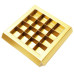 Praline insert with frame 160x160x19 mm gold (100 pcs)