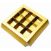 Sample: Praline insert with frame 125x125x19 mm gold 