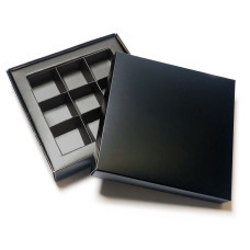 Sample: Praline insert with frame 125x125x19 mm black 