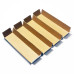 Insert in files 125x125x19 mm natural brown cardboard (100-pack)