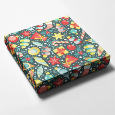 Box and Lid Christmas 4 125x125x25 mm (100-pack)